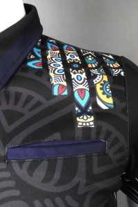 DS077 custom dart shirt design full printing dart shirt dart shirt manufacturer black detail view-5